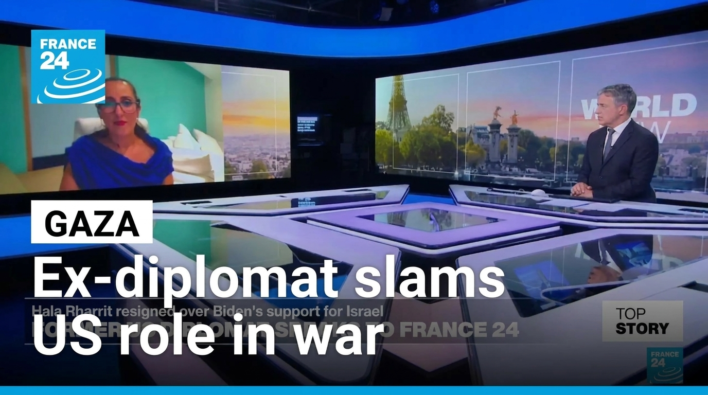 'Not democratic': Ex-diplomat slams US role in Gaza war • FRANCE 24 English