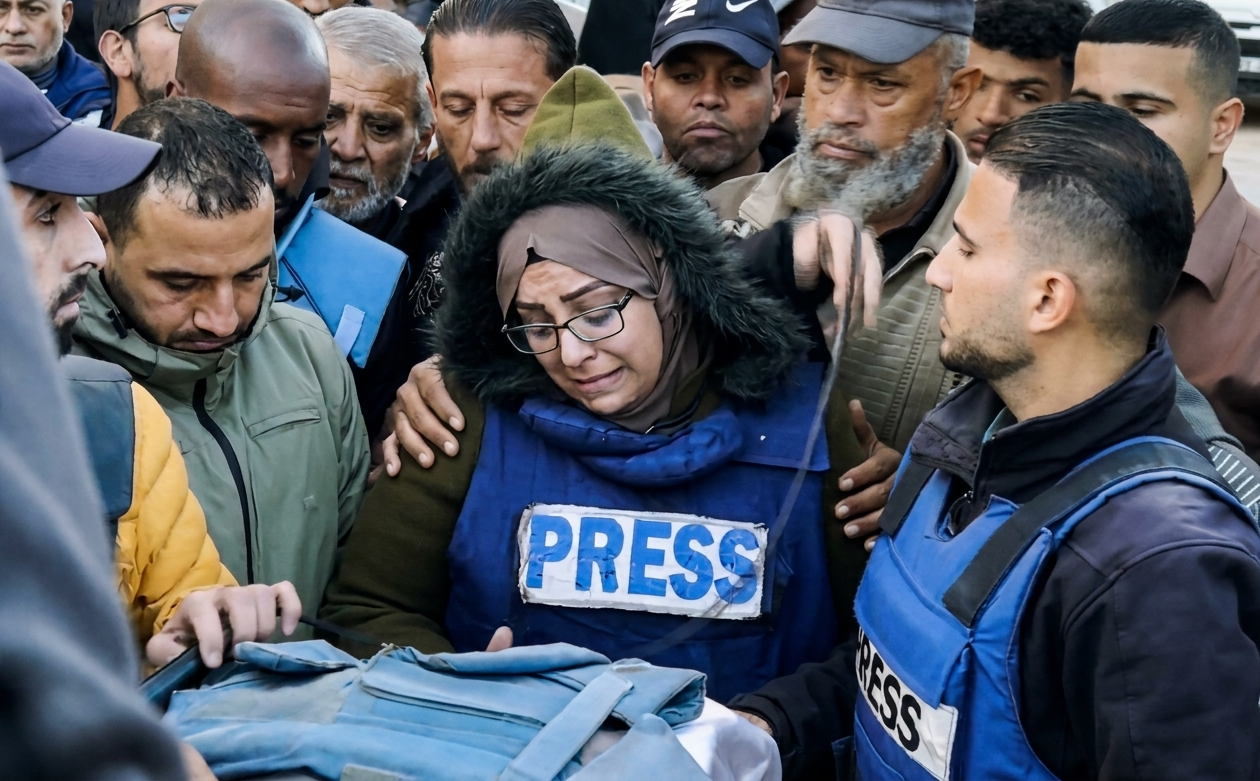 Record number of journalists dead in Gaza war