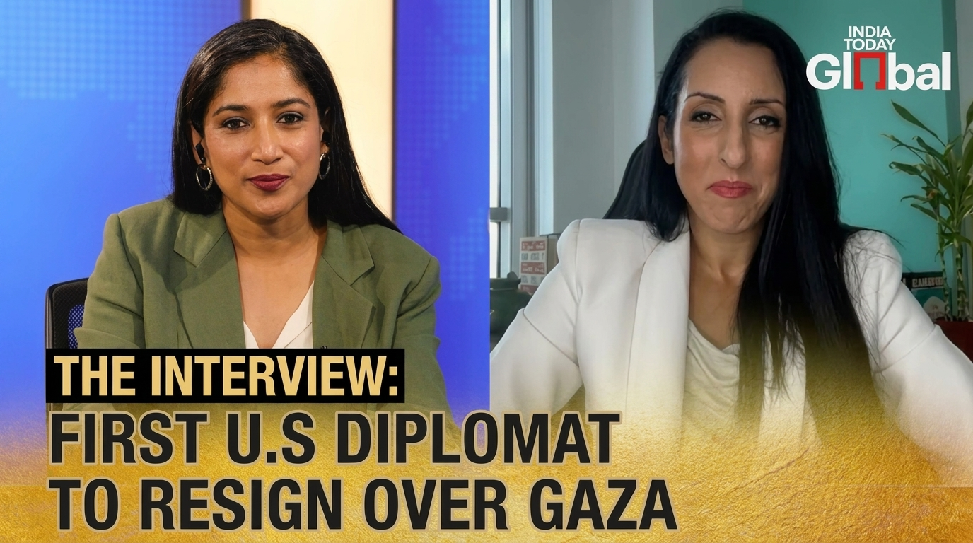 Ex US Diplomat Hala Rharrit exclusive interview | India Today Global